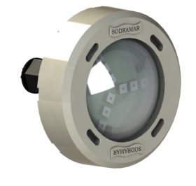 Luminária Led Eco 9W RGB Plástico